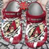[Best] Personalized Arizona Diamondbacks Ripped Claw Crocs Gift