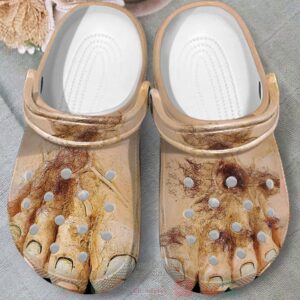 Big Old Hairy Feet Crocband Crocs Clog Shoes