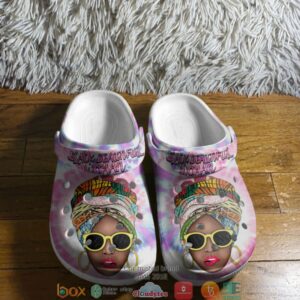 Black Beautiful Woman Crocband Shoes