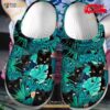 Black Cat Floral For Man And Women Crocs Clog Shoes