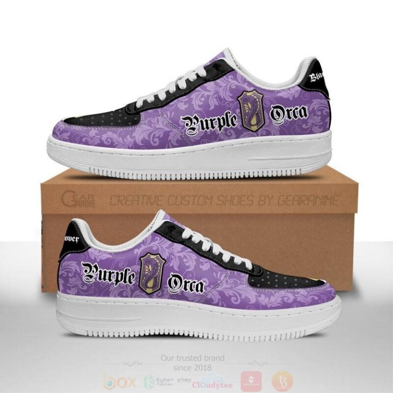 Black-Clover-Magic-Knights-Squad-Purple-Orca-Anime-Air-Force-Shoes-1