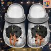 Black Queen Clogs For Black Mom Beautiful Hair Black Girl Crocs Clog Shoes