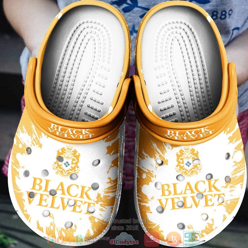 Black Velvet Drinking Crocband Clog Shoes Black Velvet Drinking Crocband Clog Shoes