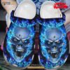 Blue Fire Skull Birthday Gifts For Men Son Crocs Clogs Shoes