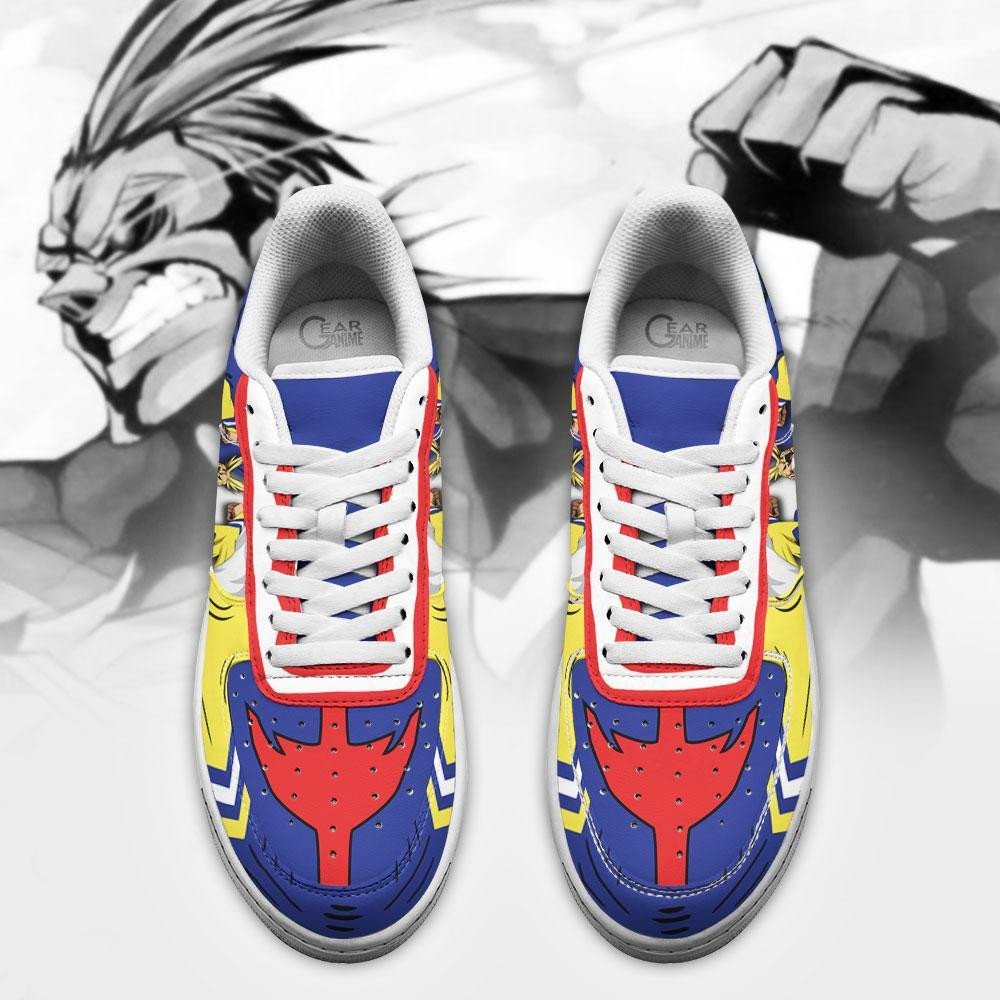 Bnha All Might Anime My Hero Academia Air Force Shoes Bnha All Might Anime My Hero Academia Air Force Shoes