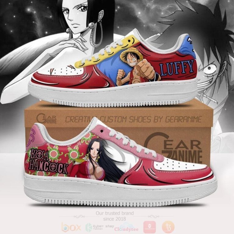 Boa-Hancock-And-Luffy-Air-Anime-One-Piece-Air-Force-Shoes-1