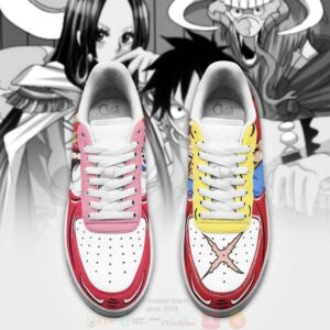 Boa Hancock And Luffy Air Anime One Piece Air Force Shoes