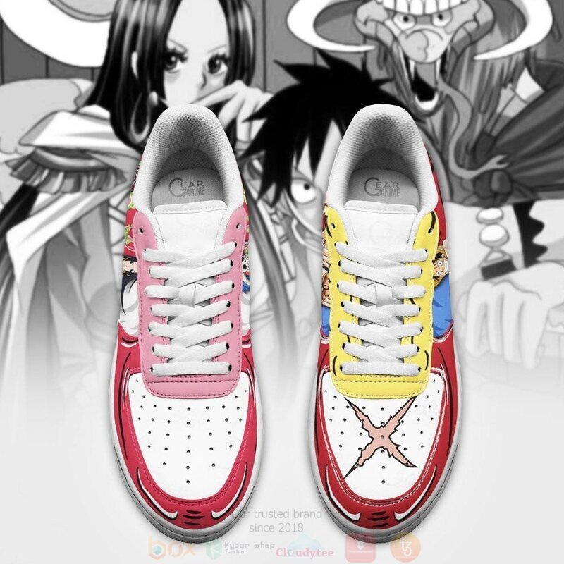 Boa Hancock And Luffy Air Anime One Piece Air Force Shoes Boa Hancock And Luffy Air Anime One Piece Air Force Shoes