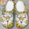 Boho Cow Skull Crocband Crocs Clog Shoes