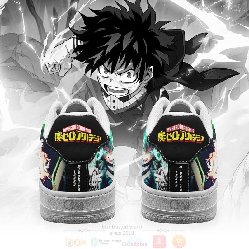 Boku No Hero Academia Izuku Midoriya Air Force Shoes Boku No Hero Academia Izuku Midoriya Air Force Shoes