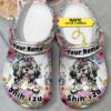 Border Collie Custom Name Crocband Crocs Clog Shoes