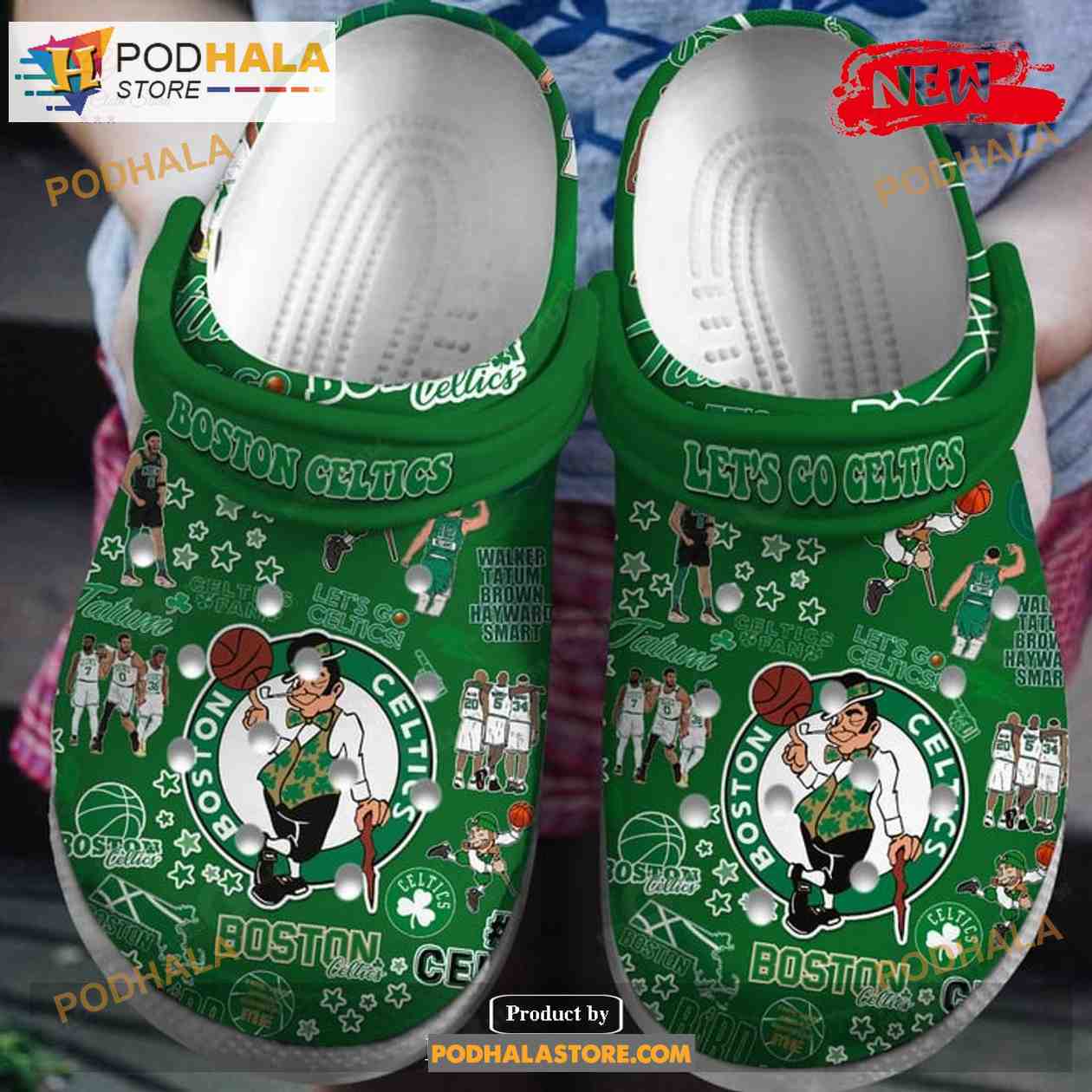 Boston Celtics 2023 NBA Crocs Classic Clog Shoes Boston Celtics 2023 NBA Crocs Classic Clog Shoes