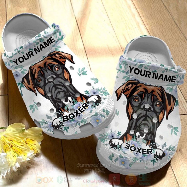 Boxer-Dogs-Custom-Name-Crocband-Crocs-Clog-Shoes-2