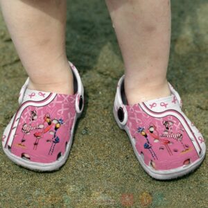 Breast Cancer Awareness Crocband Crocs Clog Shoes