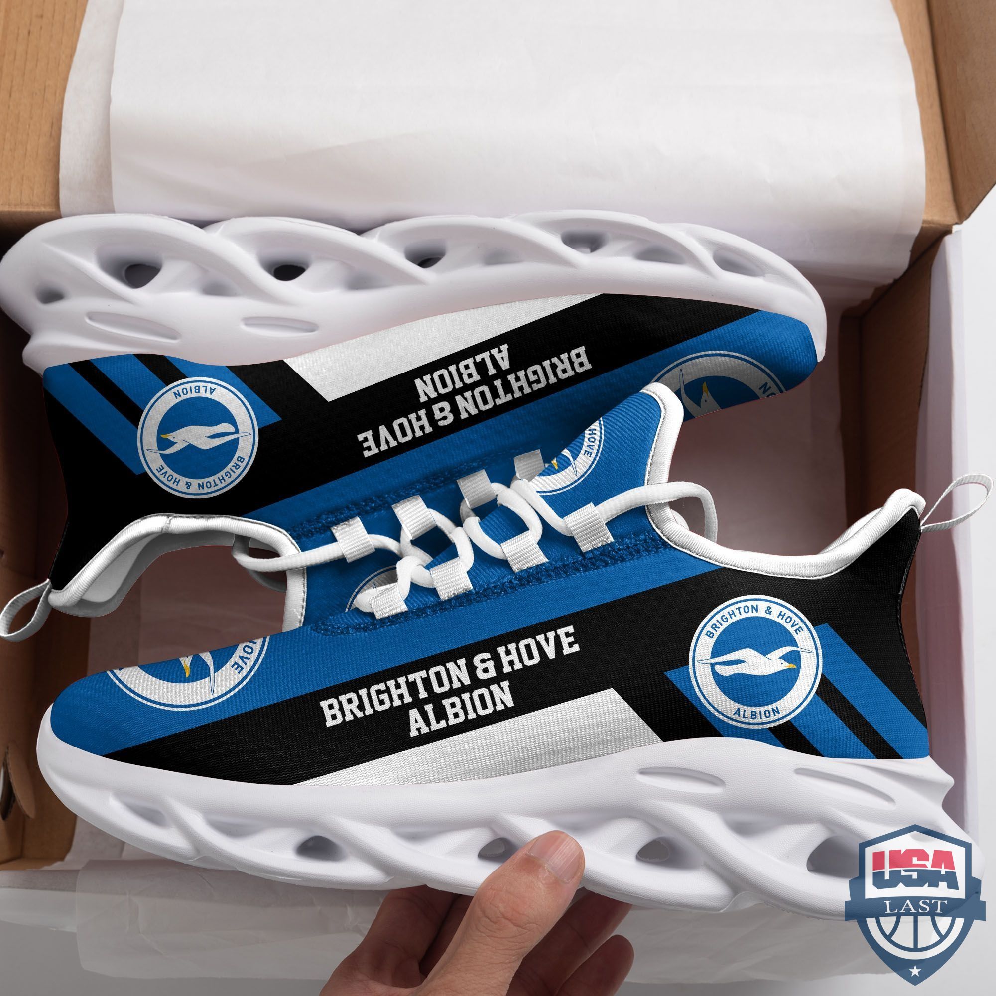 Brighton & Hove Albion Fc Max Soul Sneakers Running Sports Shoes Brighton & Hove Albion Fc Max Soul Sneakers Running Sports Shoes