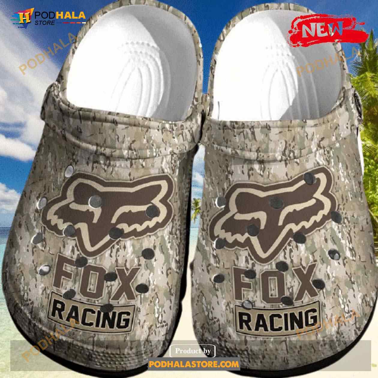 Brown Camouflage Fox For Man And Women Crocs Classic Clog Shoes Brown Camouflage Fox For Man And Women Crocs Classic Clog Shoes