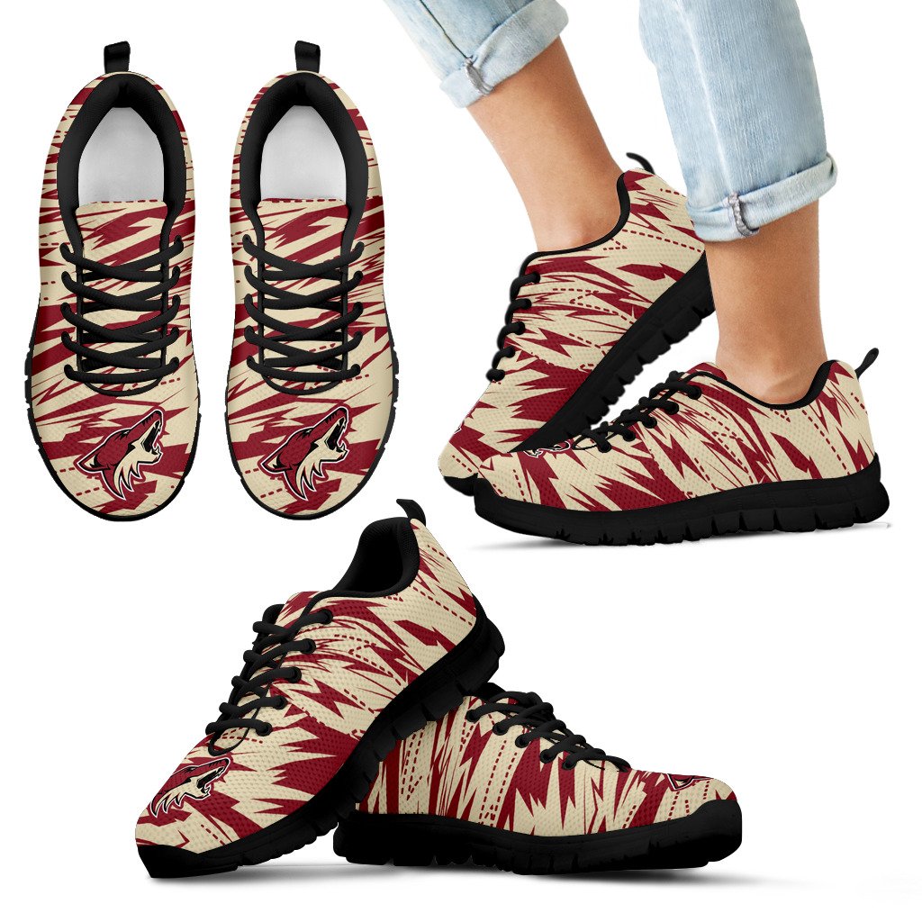 Brush Strong Cracking Comfortable Arizona Coyotes Sneakers Brush Strong Cracking Comfortable Arizona Coyotes Sneakers