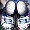 Bud Light Blue Drinking Crocband Clog Shoes
