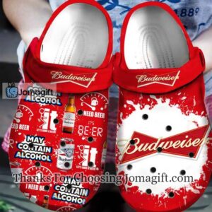 Budweiser May Contain Alcohol Crocs Gift