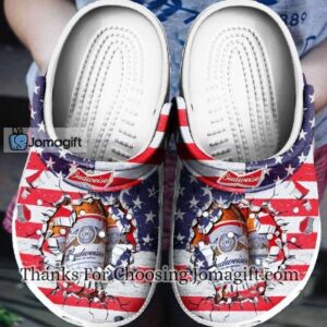 Budweiser Us Flag Crocs Gift