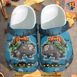 Bulbasaur Pumpkin Halloween Clogs Crocs Clog Shoes