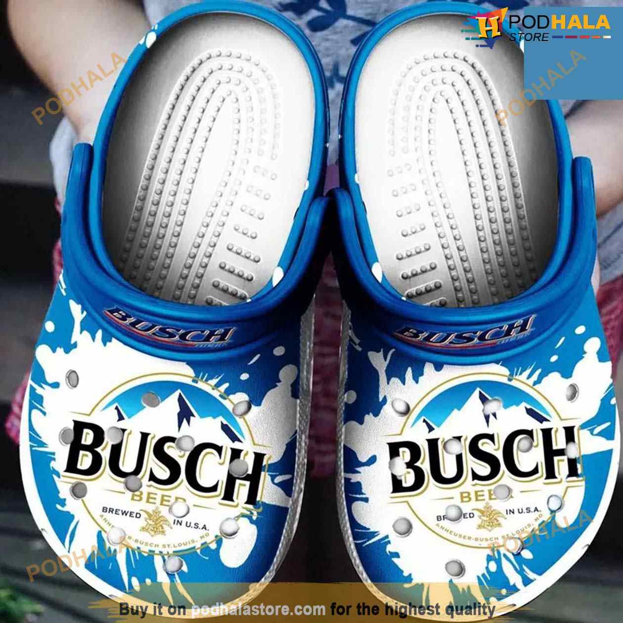 Busch Beer Crocs Clog Shoes Busch Beer Crocs Clog Shoes