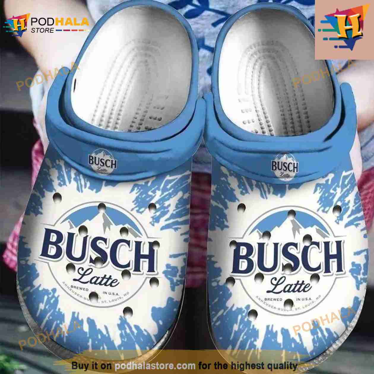 Busch Latte Clogs Funny Shoes Crocs Clog Shoes Busch Latte Clogs Funny Shoes Crocs Clog Shoes