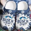 Busch Light Beer Crocband Clog Shoes