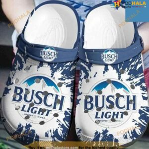 Busch Light Beer Crocband Crocs Clog Shoes