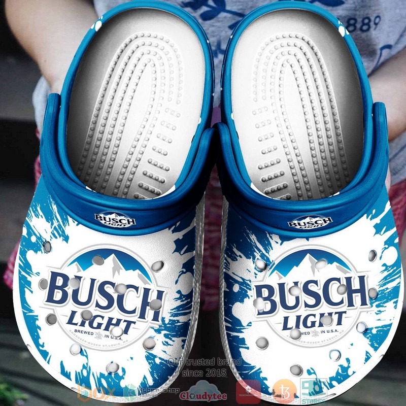Busch Light Beer Drinking Crocband Clog Shoes Busch Light Beer Drinking Crocband Clog Shoes