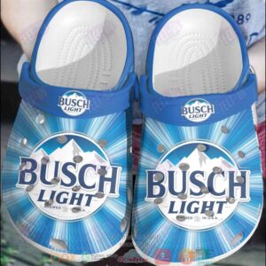 Busch Light Blue Crocband Crocs Clog Shoes