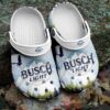 Busch Light Grey Crocband Crocs Clog Shoes