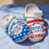 Busch Light Red-Blue Crocband Crocs Clog Shoes