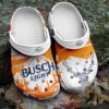 Busch Light White Crocband Crocs Clog Shoes