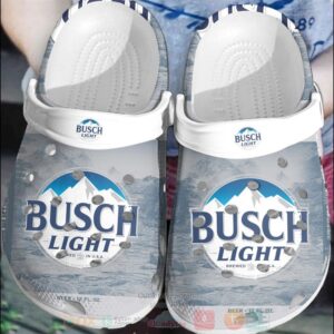 Busch Light Yellow-Blue Crocband Crocs Clog Shoes