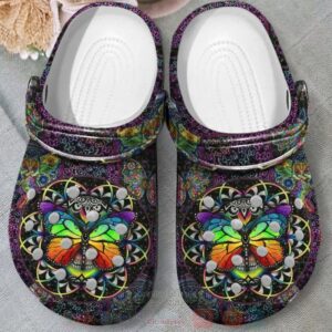 Butterfly Crocband Crocs Clog Shoes