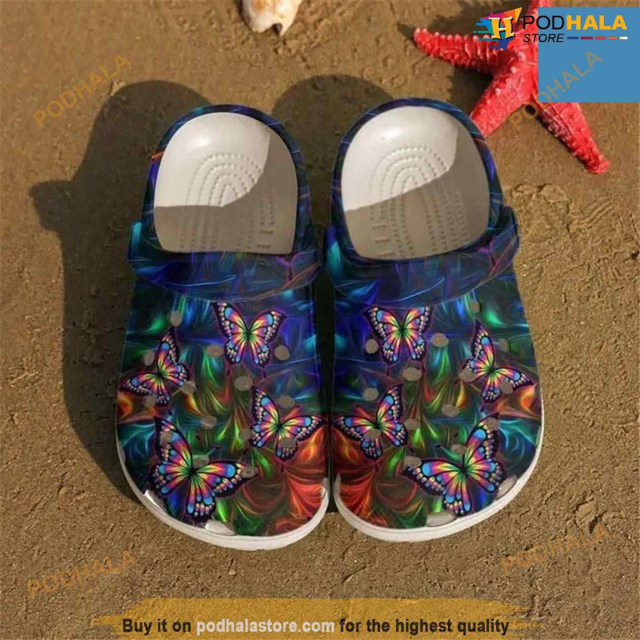 Butterfly Magical Butterflies Crocs Clog Shoes Butterfly Magical Butterflies Crocs Clog Shoes