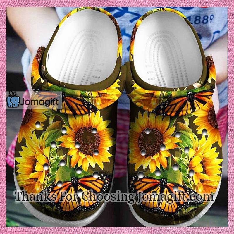 Butterfly-Sunflower-Crocs-Gift-1