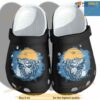 Camping The Wolf And Moon Shoes Crocs Wolf Lover Croc Shoes
