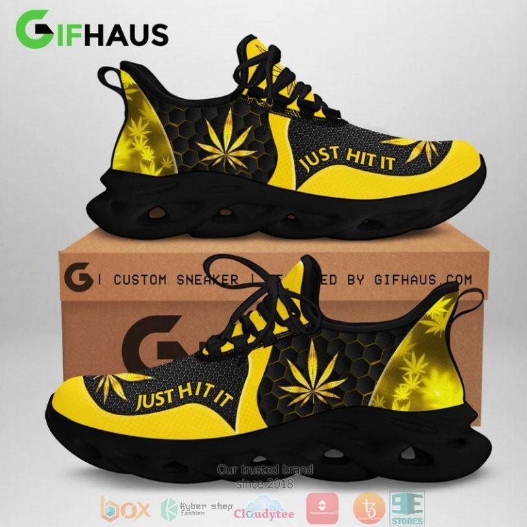 Cannabis-Nike-Just-Hit-It-Hive-Yellow-Clunky-Max-Soul-Shoes-1