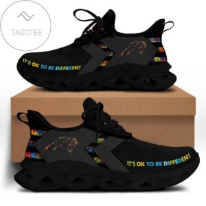 Carolina Panthers Autism It S Ok To Be Different Clunky Sneaker Max Soul Shoes