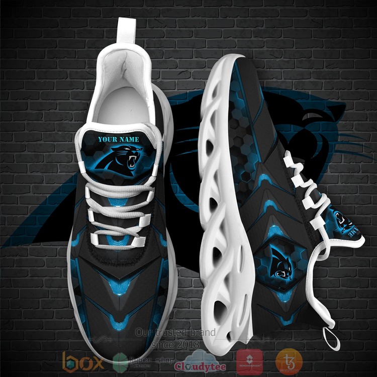 Carolina Panthers National Football League Personalized Clunky Max Soul Shoes Carolina Panthers National Football League Personalized Clunky Max Soul Shoes