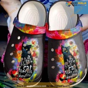 Cat Black Classic Clogs Shoes Crocs Clog Shoes