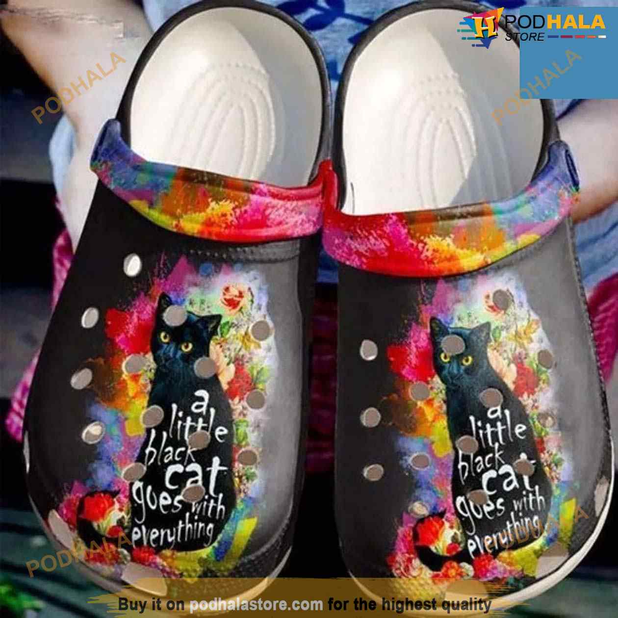 Cat Black Classic Clogs Shoes Crocs Clog Shoes Cat Black Classic Clogs Shoes Crocs Clog Shoes