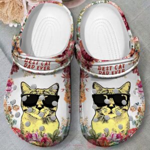 Cat Dad Crocband Crocs Clog Shoes
