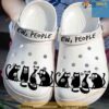 Cat Ew People Black Cats Cartoon Crocs Clog Shoes