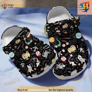 Cat Space Classic Crocs Clog Shoes