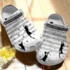 Cats Music Note Custom Name Crocband Crocs Clog Shoes