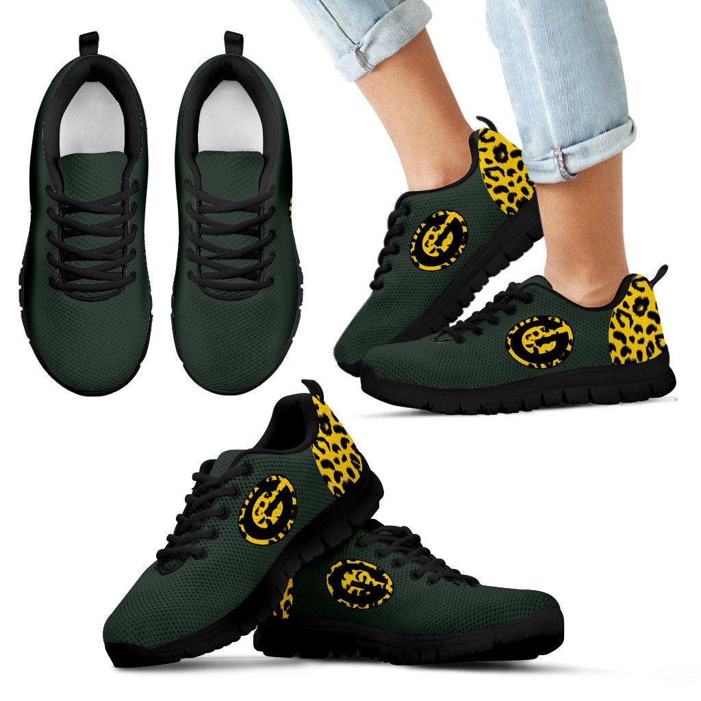 Cheetah Pattern Fabulous Green Bay Packers Sneakers Cheetah Pattern Fabulous Green Bay Packers Sneakers