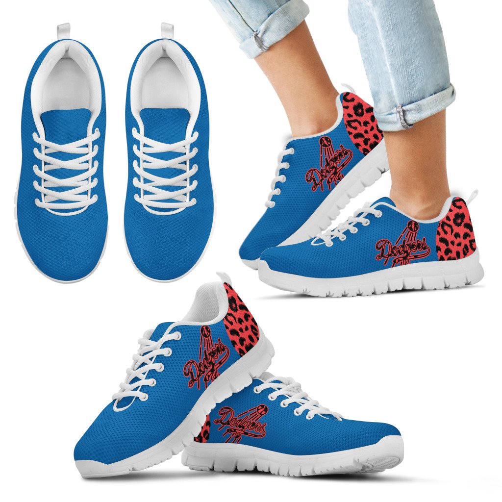 Cheetah-Pattern-Fabulous-Los-Angeles-Dodgers-Sneakers-1